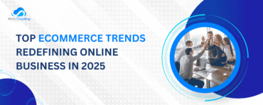 Futuristic online shopping experience with AI, AR, and virtual storefronts shaping eCommerce in 2025.